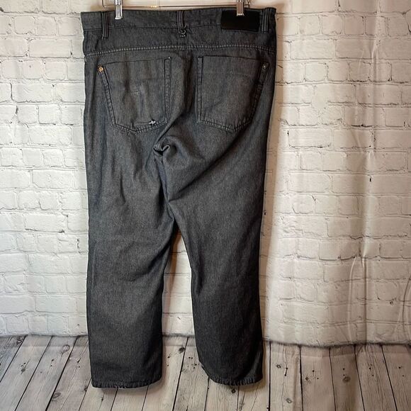 Calvin Klein Gray Men’s Slightly Distressed Jeans size 36 x 30 - Picture 6 of 9